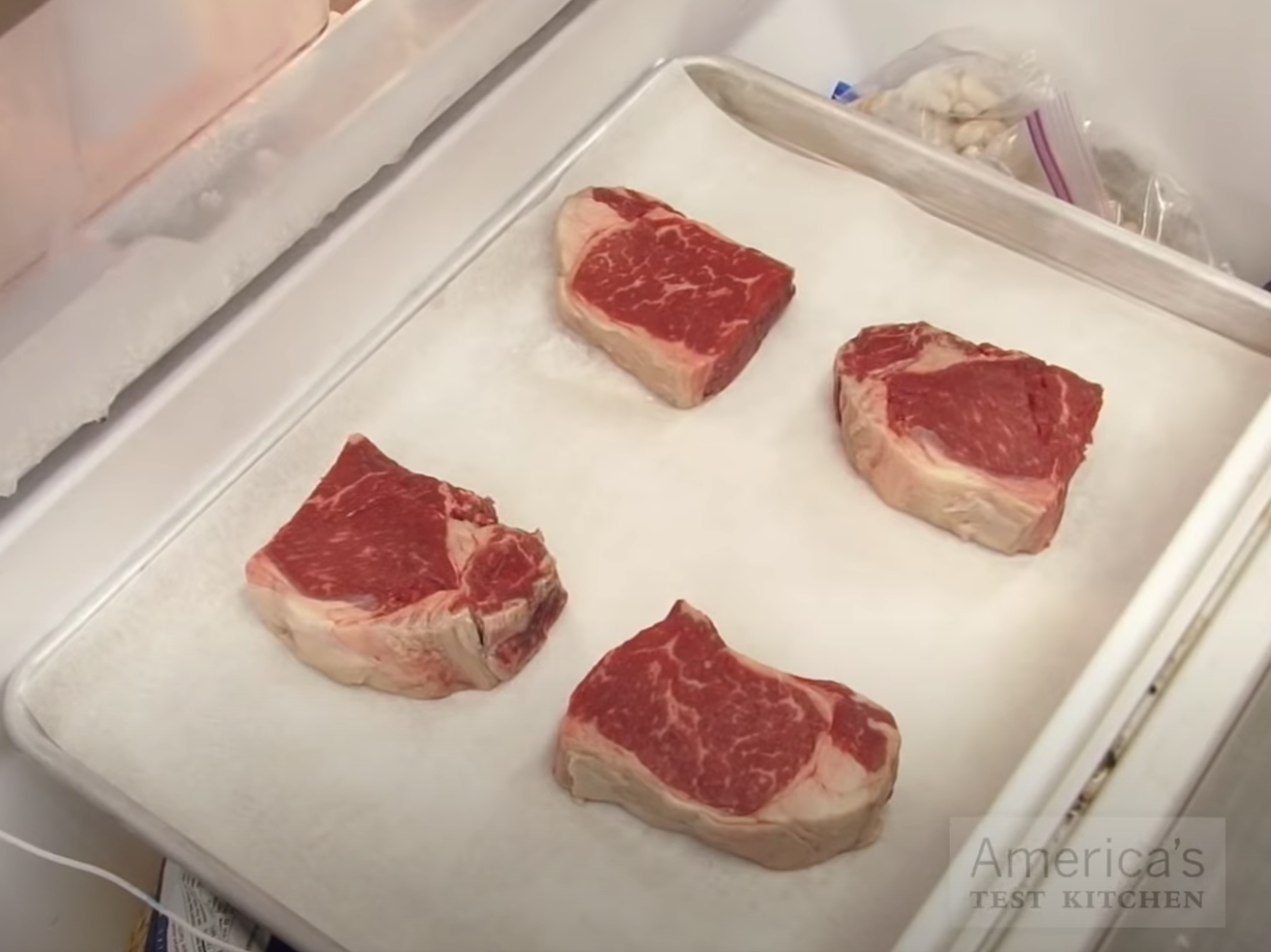 Professional Chef Demonstrates Cooking Frozen Steaks