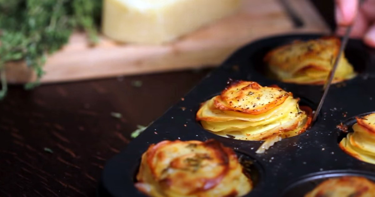 Parmesan Potato Stacks Are Both Super Tasty And Easy To Make