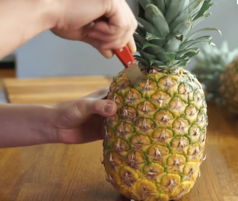 This pineapple pullapart technique makes eating this fruit so much easier