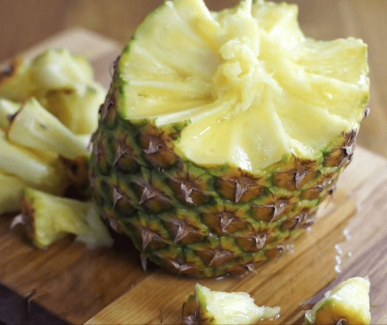 This pineapple pullapart technique makes eating this fruit so much easier