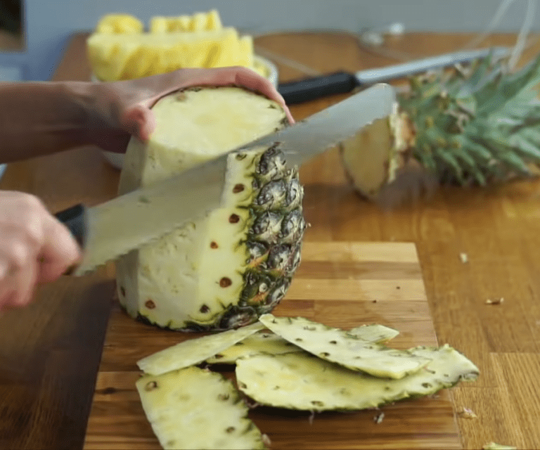 This pineapple pullapart technique makes eating this fruit so much easier