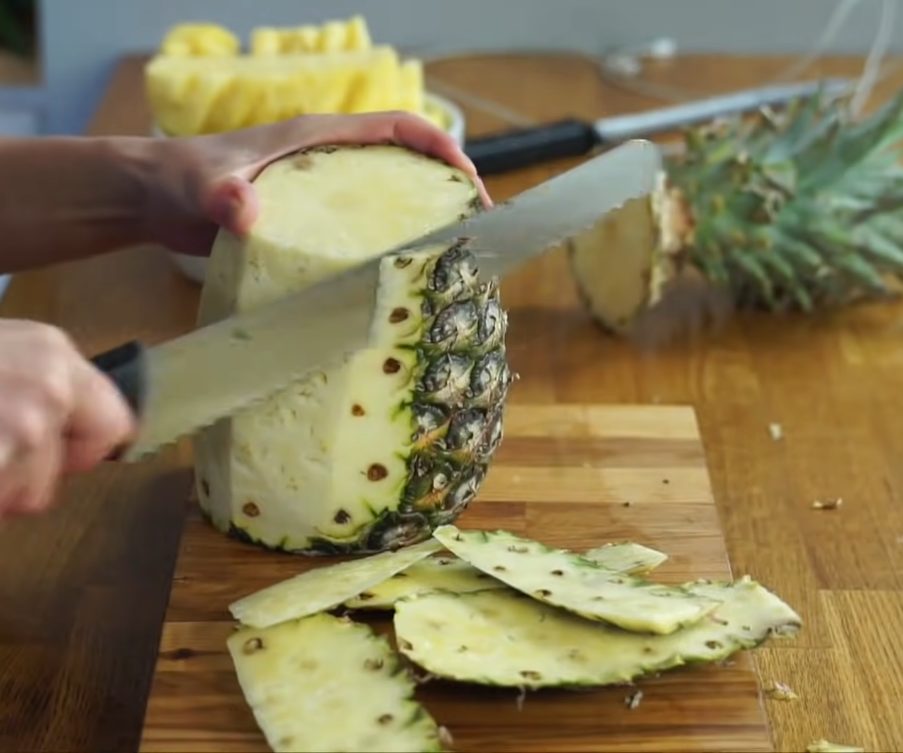 This pineapple pullapart technique makes eating this fruit so much easier