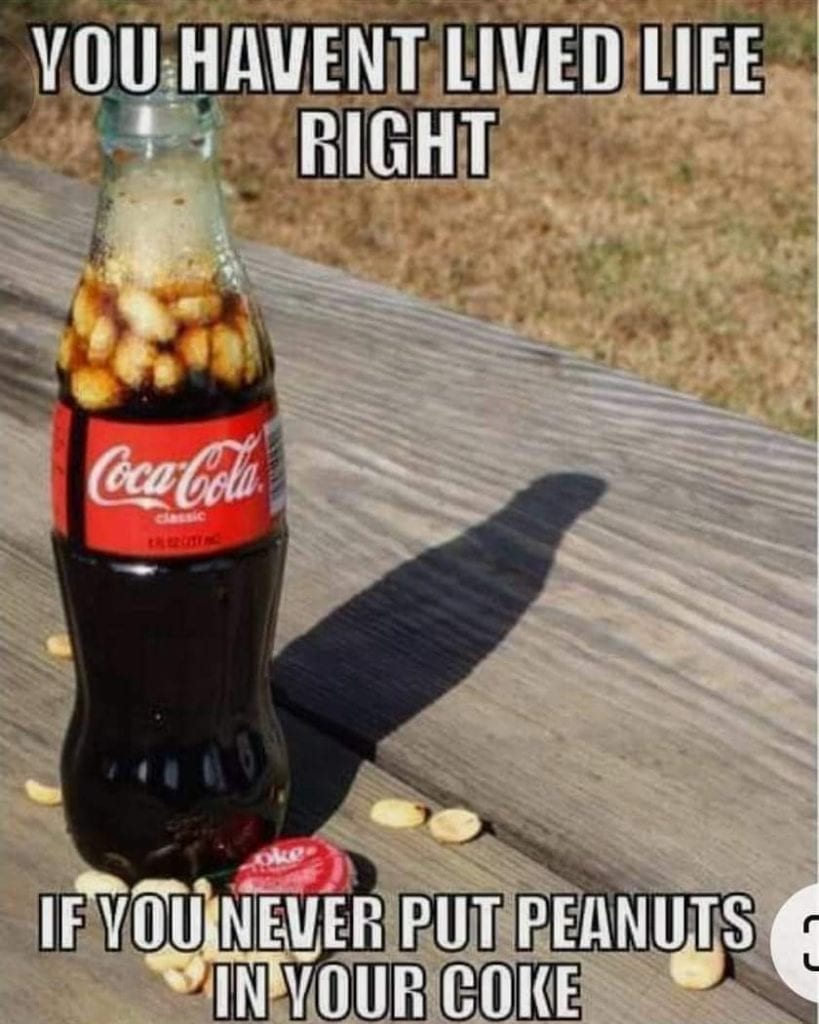 Adding peanuts to Cocacola is apparently the hottest new Southern food trend