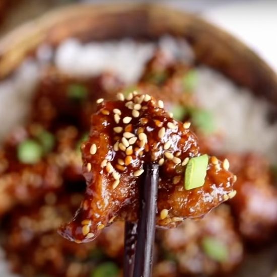 This sticky, crispy sesame chicken recipe is better than any take out