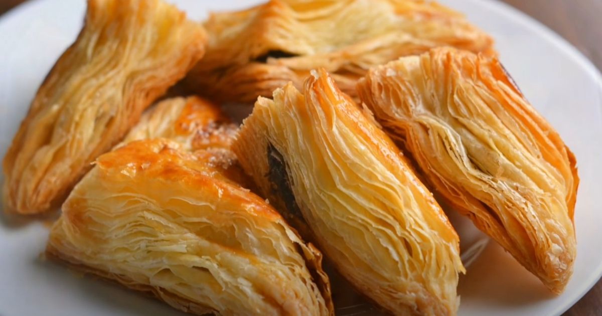 Cook shares technique for making quick puff pastry without a fridge