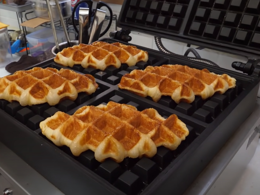 Put croissant dough into a waffle maker for the tastiest pastry mashup ever