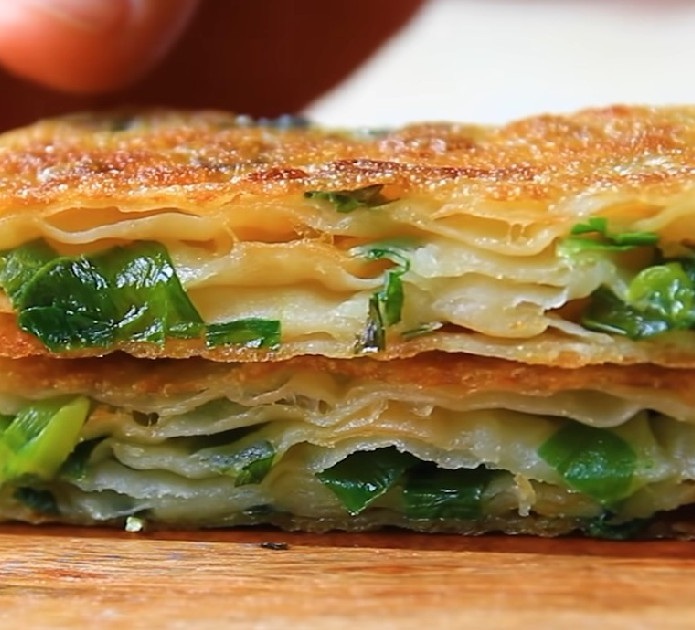 Combine baking soda with green onions for delicious breakfast idea