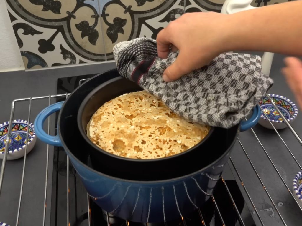 Bake “Blackout Bread” without electricity using tealight candles