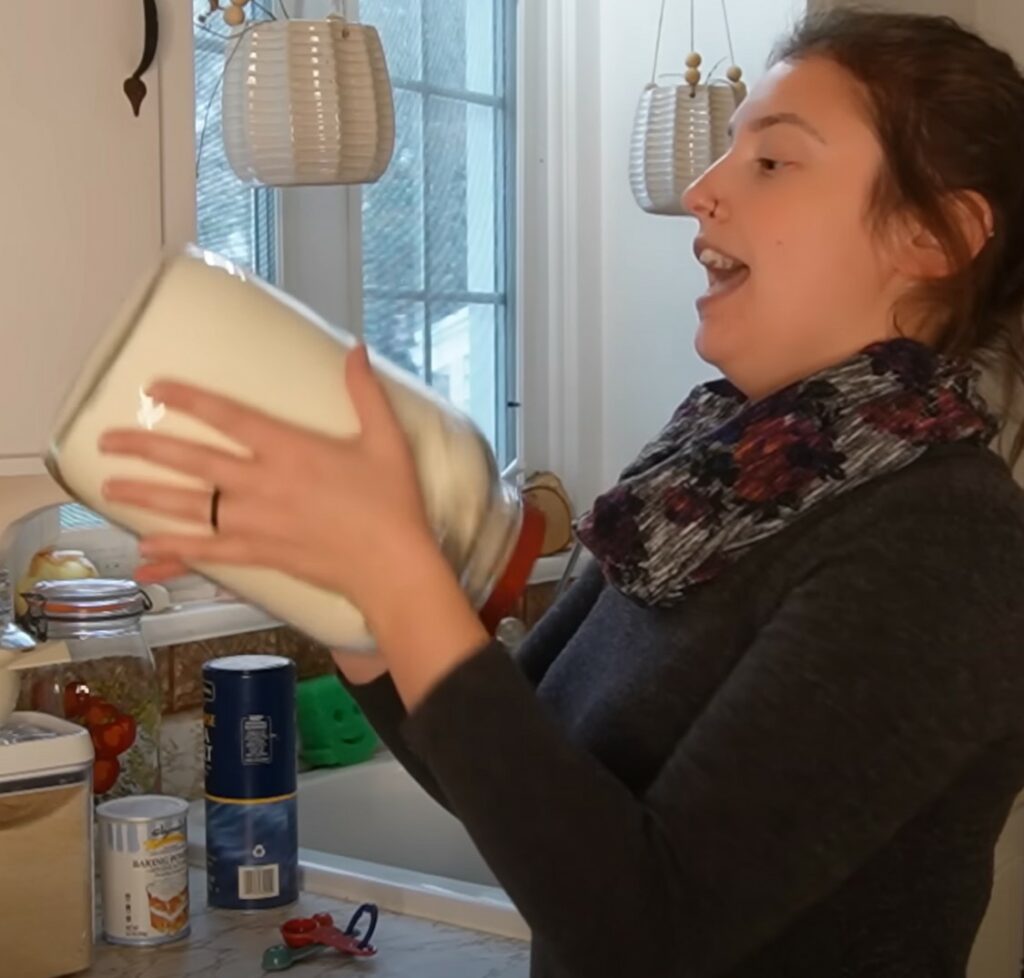 Homemaker Baking Young homemaker shows how she makes homemade baking mixes for 5 popular ...
